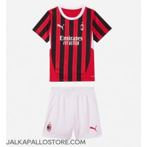 AC Milan Kotipaita Lapsille 2024-25 Lyhythihainen (+ shortsit)